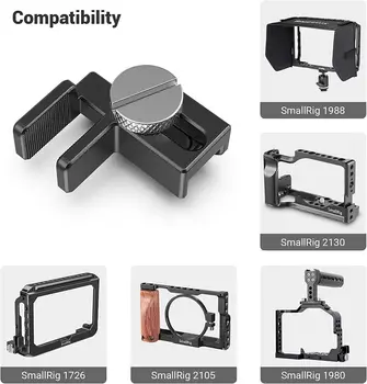 Smallrig Cable Clamp for Blackmagic Video Assist Monitor Cage G7/Gh4/Gh3 Cage Bmmcc Cage -1693 detail image