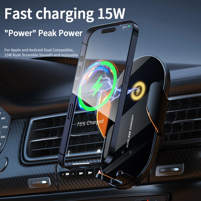 Phone Holder Best Car Mobile Charger 15W Strong Magnetic