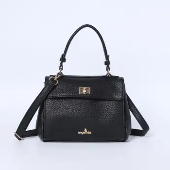 2025 Trendy Classic Small Handbag with Adjustable Crossbody Strap Handbag and Purses for Women Faux Leather with Buckle Lock