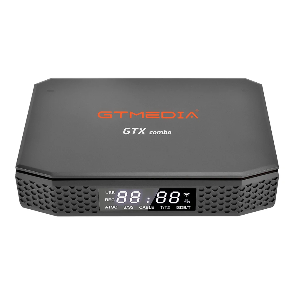 Factory GTMedia GTX Combo Satellite Receiver DVB Broadcasting Support 8K Ultra HD IPTV Digital TV Set Top Box with Android 9.0