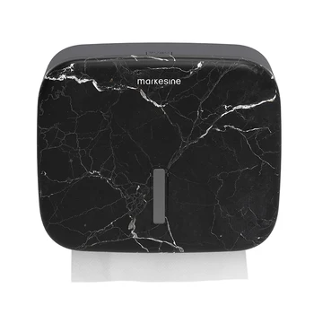 Marble texture ABS plastic wall mounted toilet hand paper towel n-fold paper  hand towel dispenser