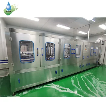 Factory Sale Automatic Mineral Pure Water Plastic PET Bottle Liquid Rinsing Filling Capping Labeling Packaging Machine