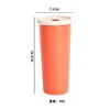 Orange perforated cap