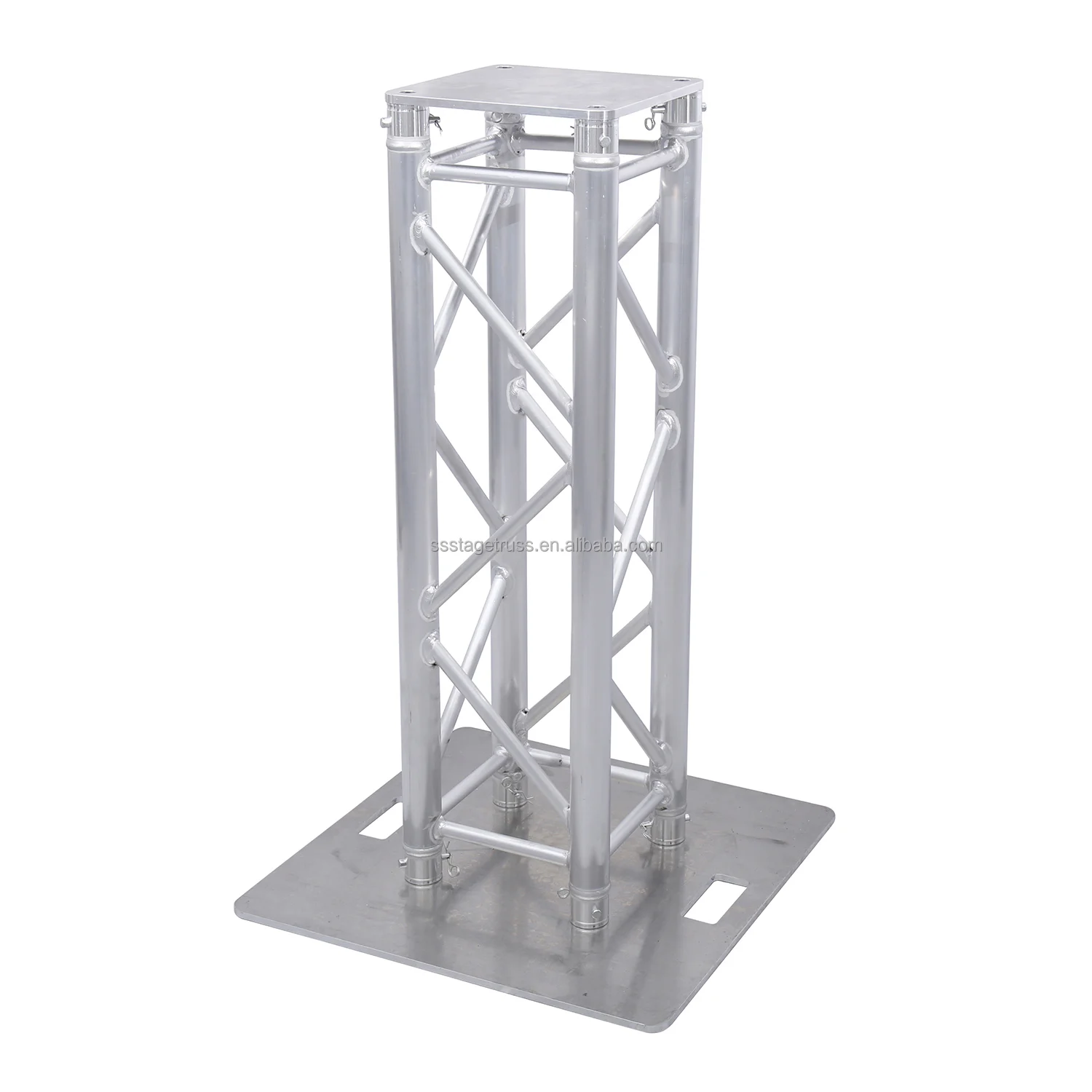 200mm Portable Aluminum Alloy Truss Stand Square Pattern DJ Events Lighting Frame Factory Price for Totem Stage
