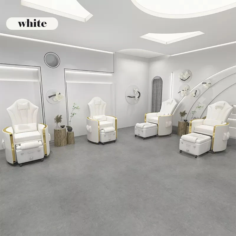 Luxury European Nail Salon Foot Spa Chairs Adjustable Pedicure And