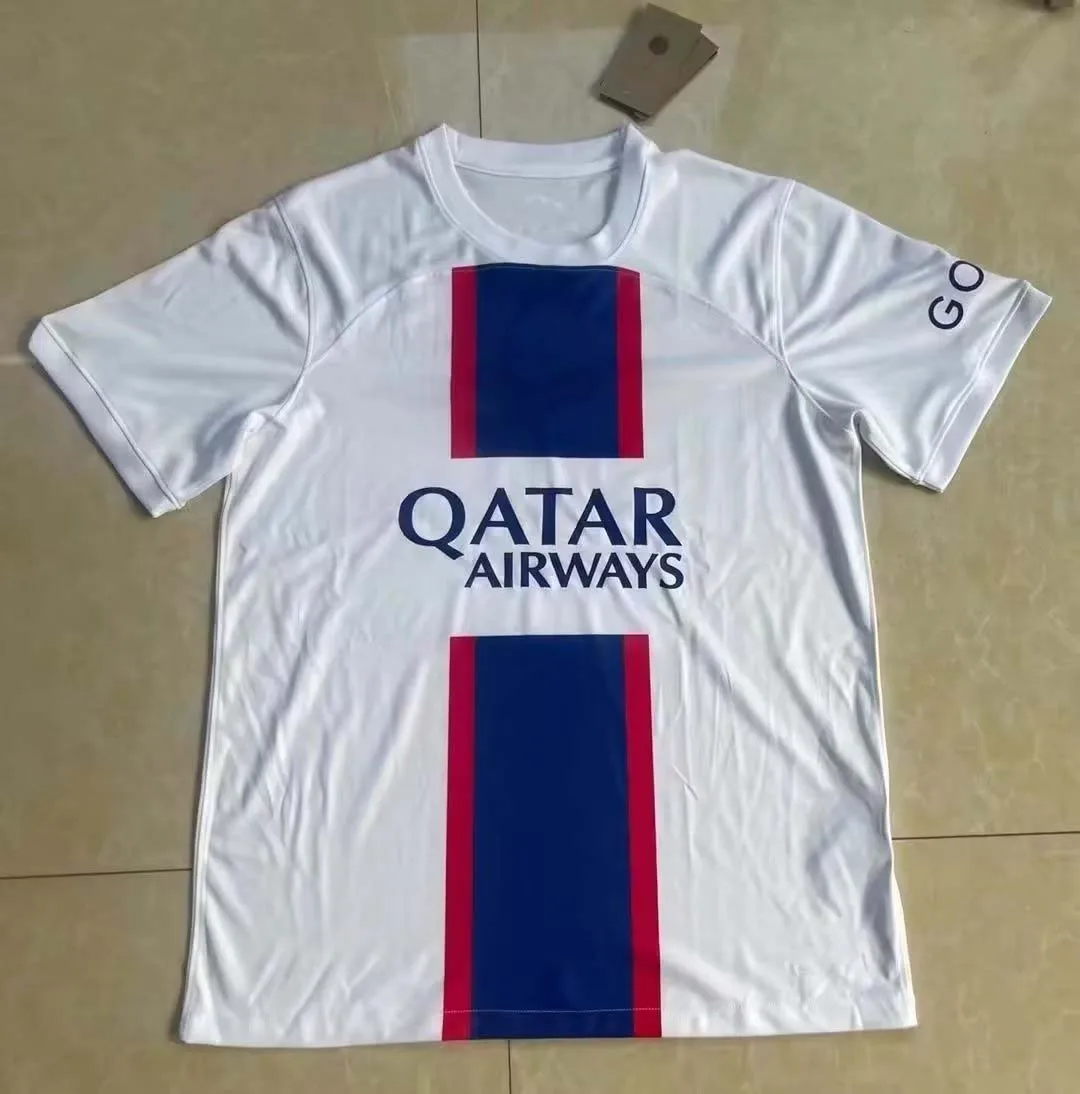 JUSBALL - Messi White WC Jersey with Back Print 2022-2023 Football