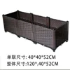 Rattan standard extra deep 3-section 120*40*52cm