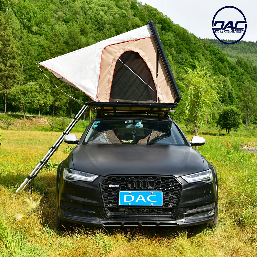 Waterproof Awning Camping Outdoor Roof Top Tent with Free Ladder ...