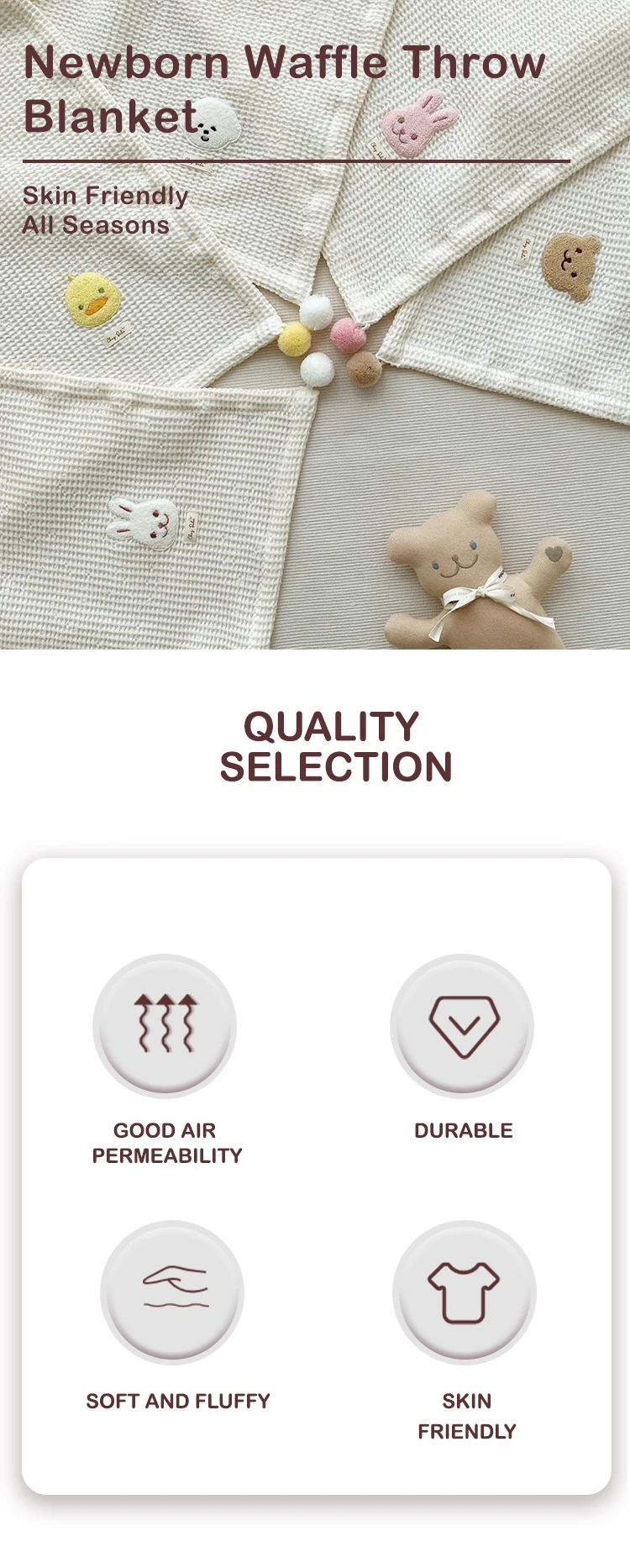 Ins Korean Baby Blanket To Comfort Baby Newborn Baby Small Quilt Nap