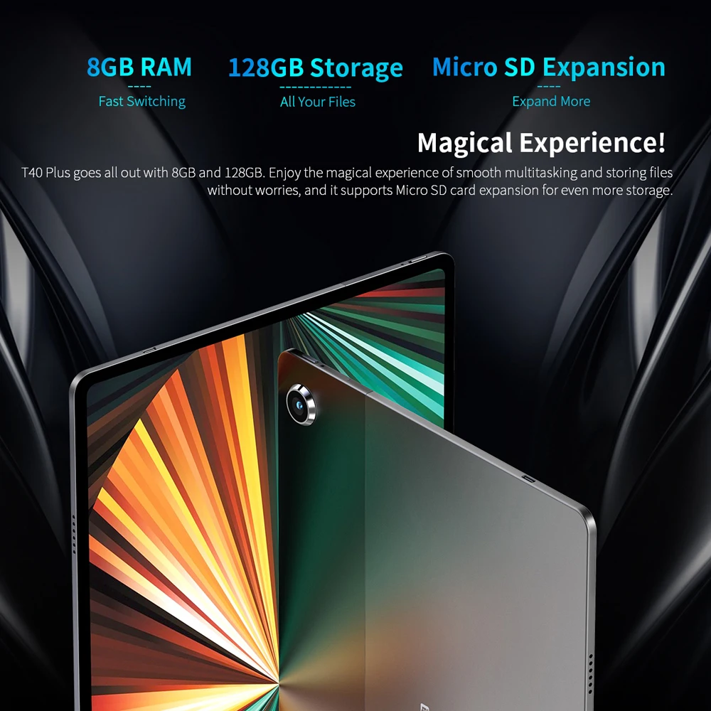 Teclast T40 PLUS - Android 11 Tablet with 8GB RAM & 128GB Storage