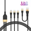 Negro 5 en 1 cable