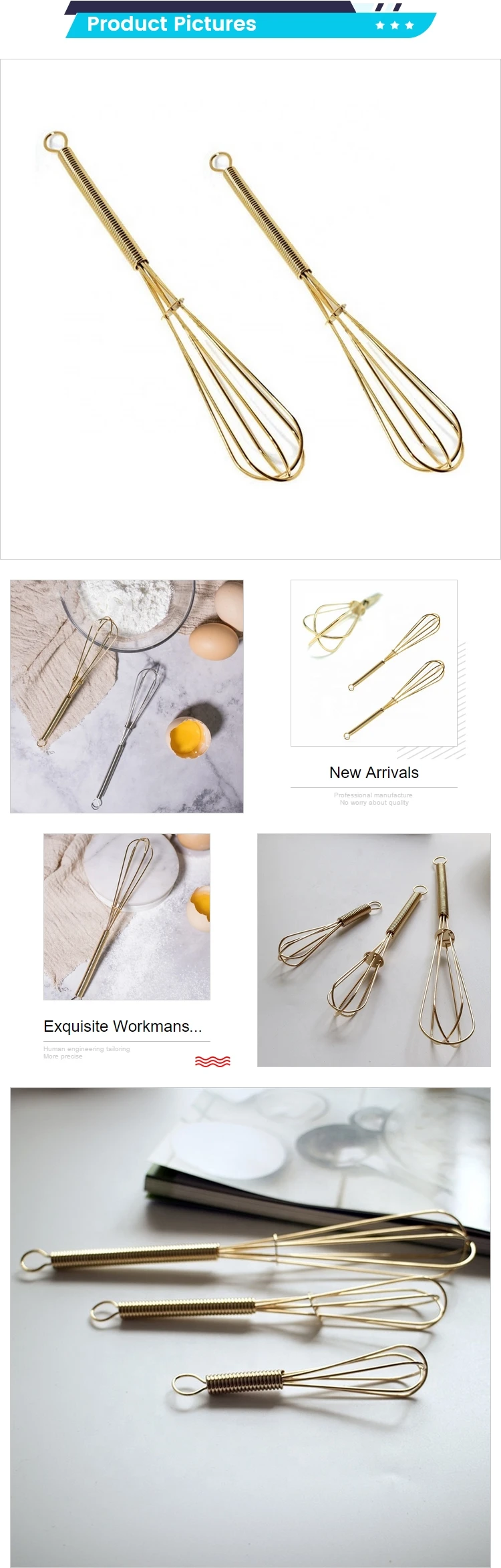 Mini Size 8cm 10cm 12cm 13cm 14cm Steel Metal Small Push Whip Gold Wire Mini Whisk 9 H2818405296804f878c08f4d3fe22602cy