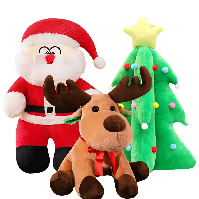 Plush Christmas Character Plush Elf Plush Santa Claus Plush Reindeer
