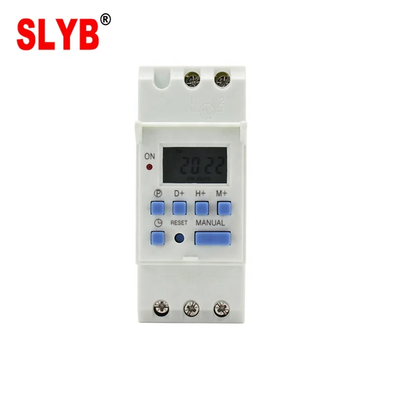 LCD 24Hour Automatic Types of 220v Digital Automatic Weekly Time Control Switch AHC15A Controller Switch with Battery