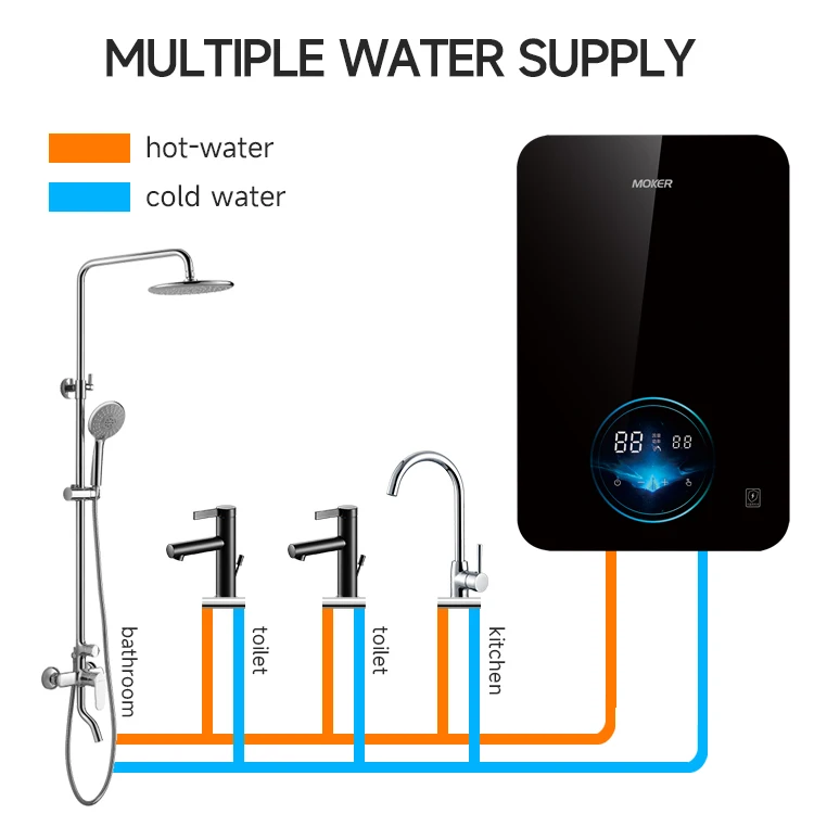 Water Heater, 5500W, 220v, 240V, Wall - detail 16