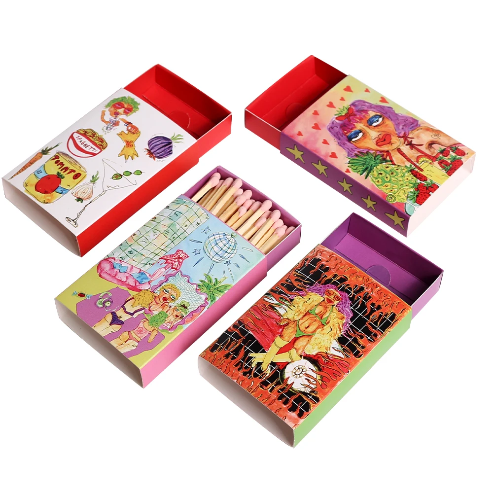Custom Matchbox with Safety Matches - CMYK Printing
