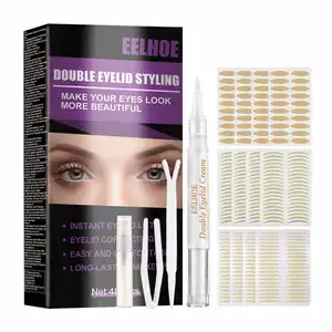 Costom Invisible Double Eyelid Tape Self-Adhesive Transparent Eyelid Stickers Slim/Wide Waterproof Fiber Stickers for Eyelid