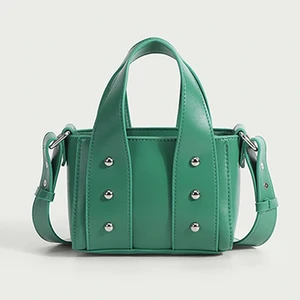 Wholesale PU Leather Mini Small Fashion Crossbody Bag Ladies Women Studs Handbag Purse