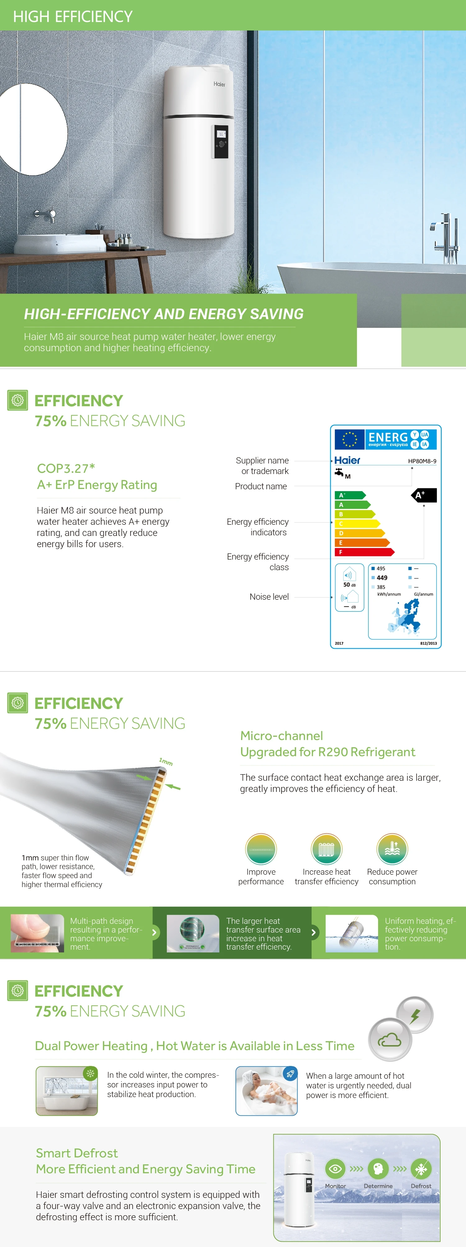 One Heat Pump, 150l, R290 - detail 26