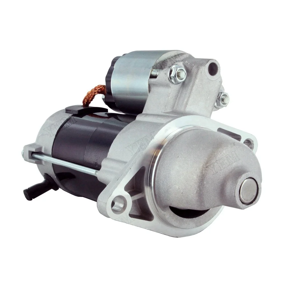 12V 9T Starter Motor 1G023-63010 for Kubota Engine D722 21HP D782 18HP Tractor BX1500D G2160 GR2100 GR2110 GR2120 Mower ZD18