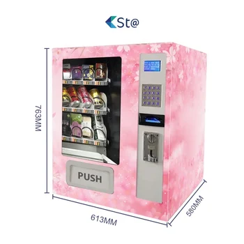 small capacity drinks and snacks condoms combo mini desktop Vending Machine