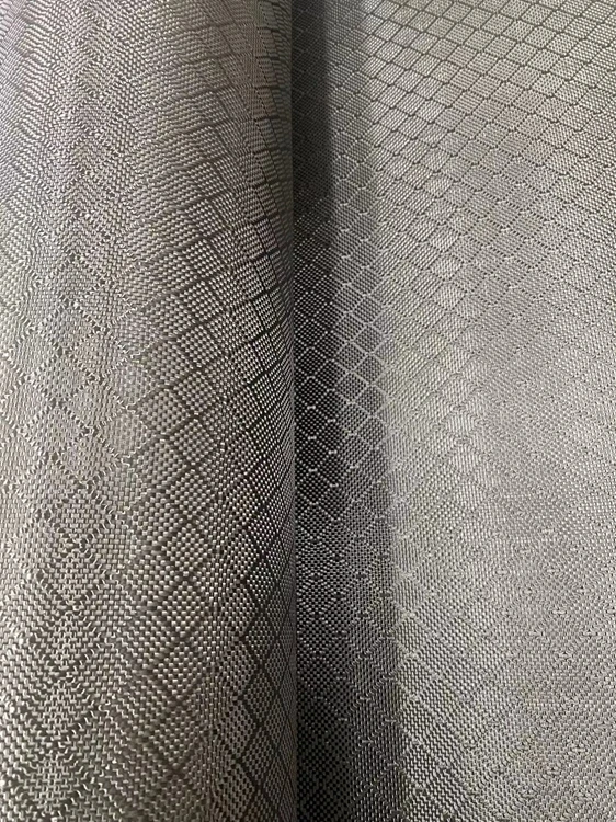 240gsm Red Blue Jacquard Honeycomb Carbon Aramid Fiber Hybrid Fabric Cloth 3k Carbon Fiber 