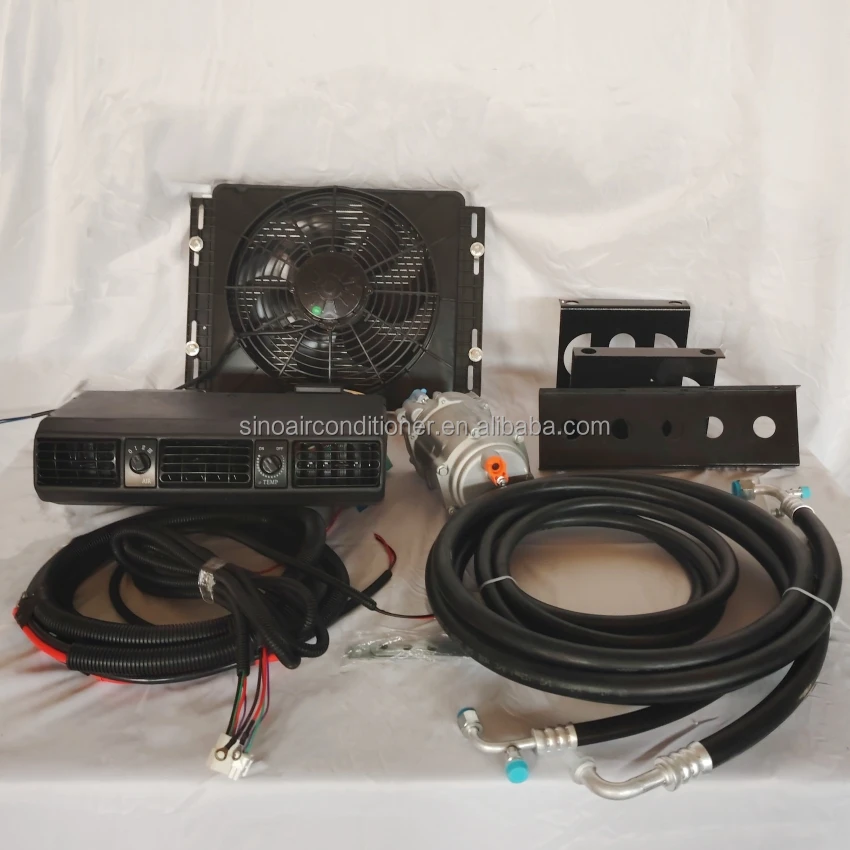 Electric Under Dash Evaporator Other AC Cooling System 24V 12V Universal Car Air Conditioner for Truck