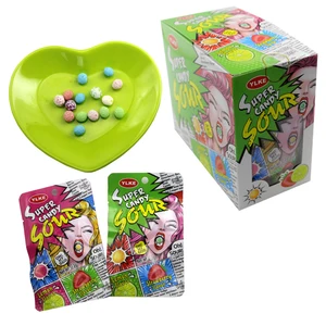 Hot Selling Custom Colorful Mix Fruit Flavour Sour Hard Candy for Kids