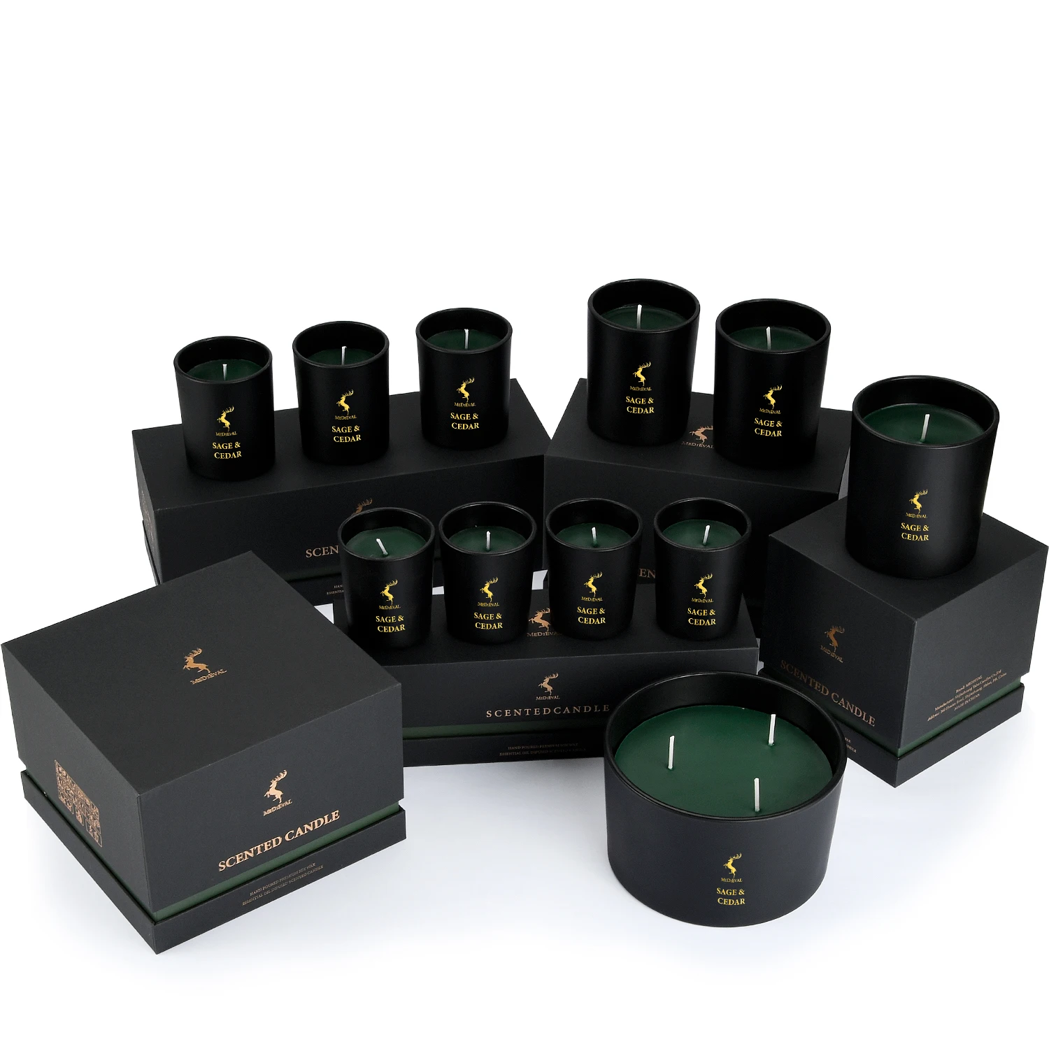 Luxury Scented Candles Gift Set Personalized Soy Wax Fragrance Candles ...