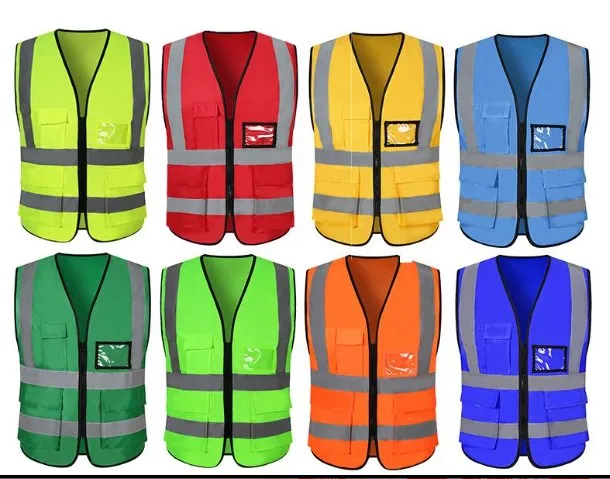 Gilet Riflettente Alta Visibilità Arancione Sunlite – Omologato ANSI Per Ciclismo E Lavori