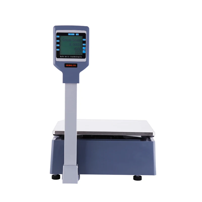 Weighing Scale With Printer for Barcode Label Printing Balance Scale Digital Weight for Vegetable Meat Fruit