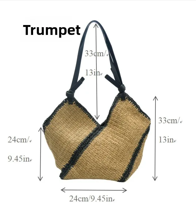 Trendy Designer Small Rattan Straw Bag for Women 2026 Summer New Arrival Straw Bags Lady Mini Woven Crossbody Bag