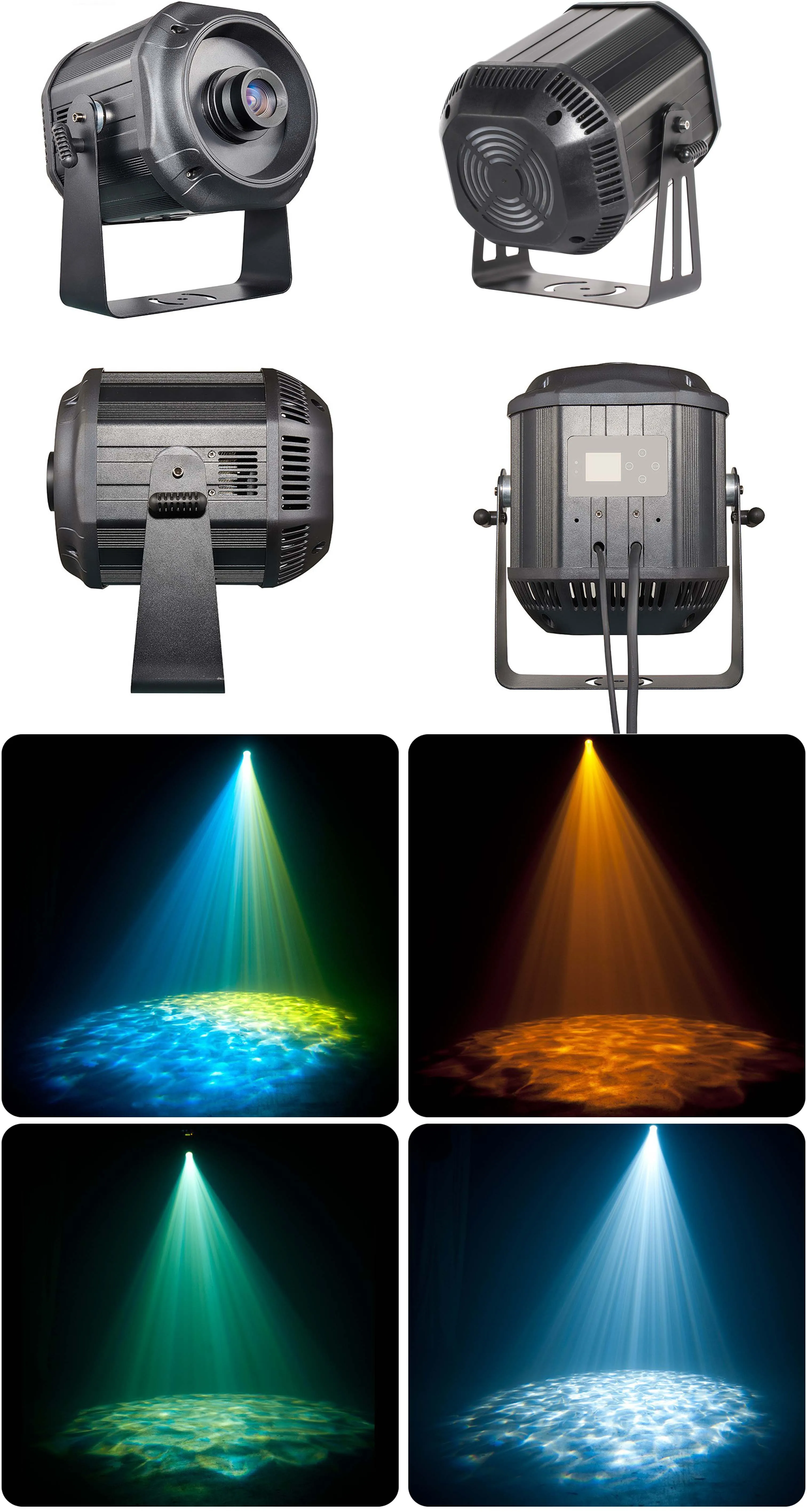 Outdoor Waterproof Ripple Effect Gobo Projector 200w Led Projector