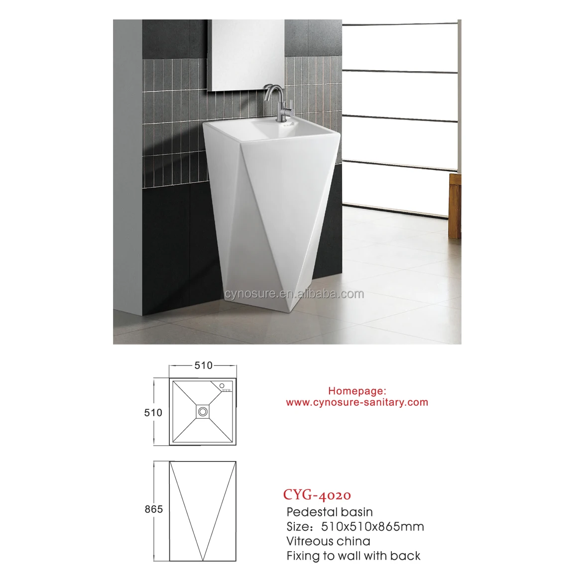 Hot Sale Floor Standing Hand Modern Ceramics Wash Sink Basins Unique