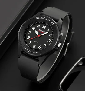 SKMEI 2433 Men's Quartz Watch 44.8mm Dial 23.8mm Band ABS Case TPU Strap 5BAR Water Resistant Business Style Luxury Fashion