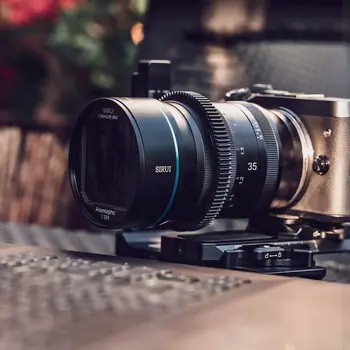 SIRUI 35mm F1.8 1.33X Anamorphic Cinema Lens with Adapter Full Frame E Mount Fixed Focus product image
