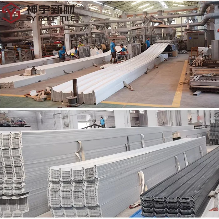High Quality Modern Building Material Plastic UPVC Roof Sheet China PVC Plastic Roofing Tile for Warehouse Composite Materials