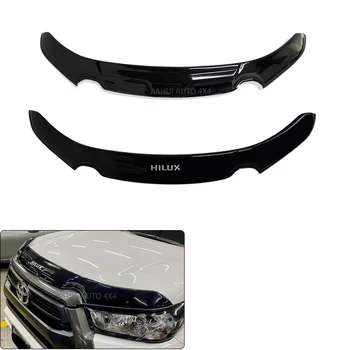 For Toyota Hilux 4X2 4X4 2021 2022 2023 Acrylic Plastic Bonnet Guard Protector Accessories