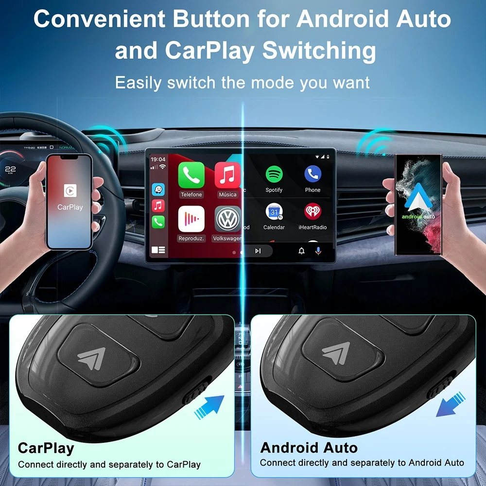 Wireless Carplay Adapter Apple Carplay Android Auto Wireless Adapter