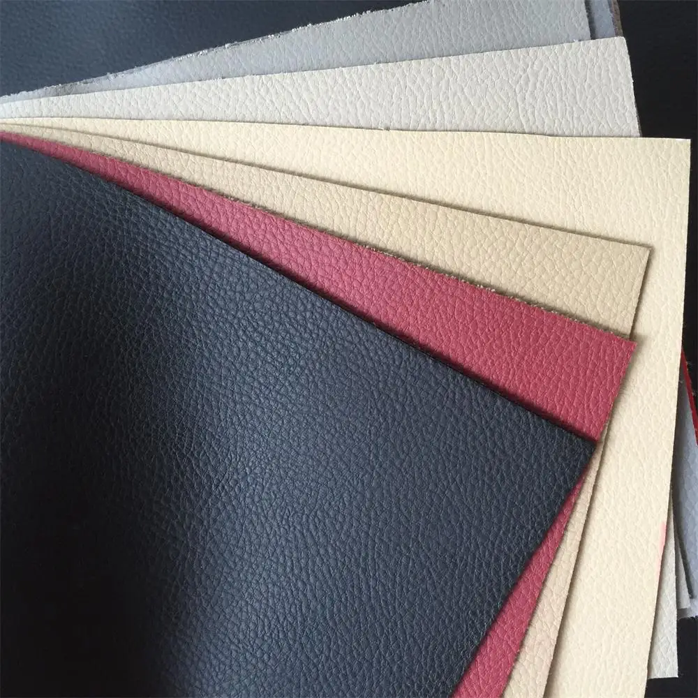 Vinyl PV Faux Leather Fabrics  for Car Seat Cover Interior Uphlostery PVC Artificial Leather for Sofa Furniture