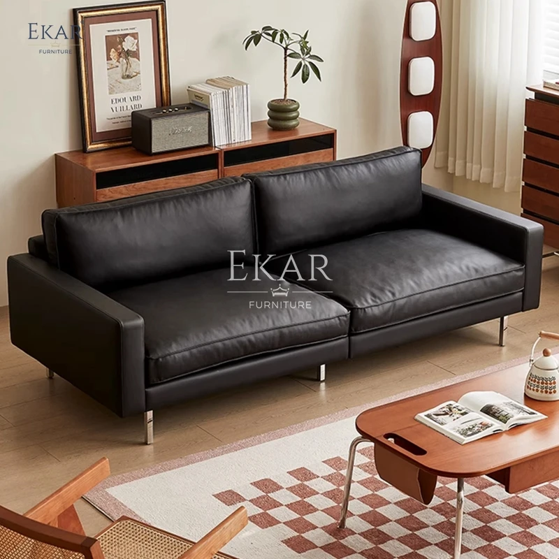 product new design ekar modern living room sofa half leather full leather furniture sofa-59