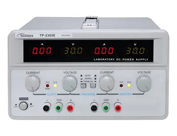 Twintex TP-2305E School Lab 3 digits LED Display Linear Dual Output 30V 5A Variable DC Power Supply