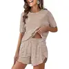 Coffee White Striped