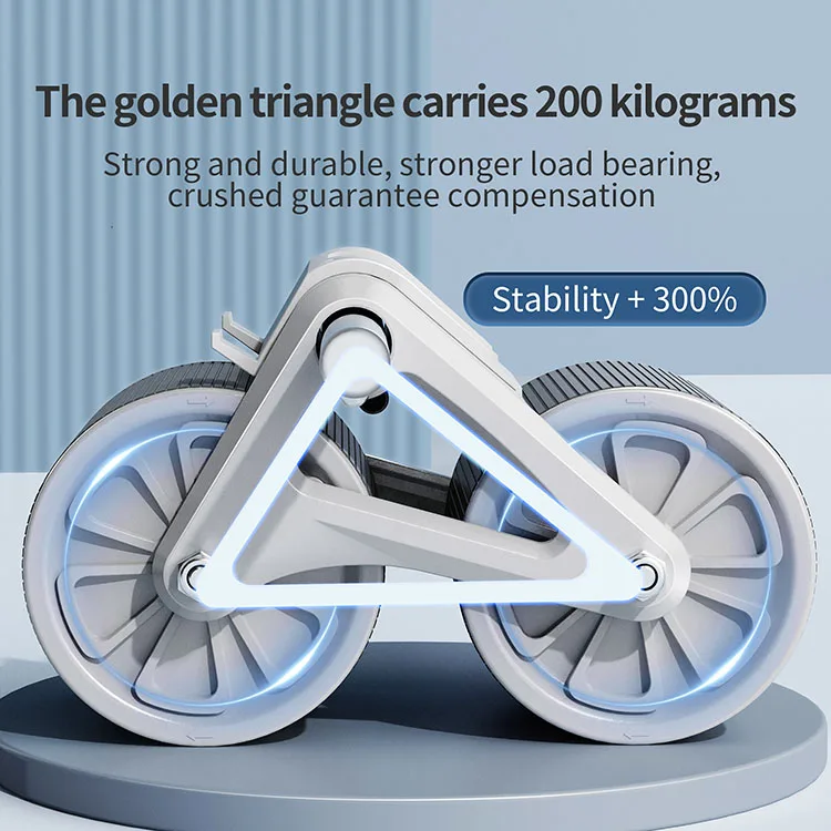 ATHSPO Home Gym Abdominal Fitness Equipment Home Use Sports With Knee Pad Training Equipment Exercises ABS Roller Wheel