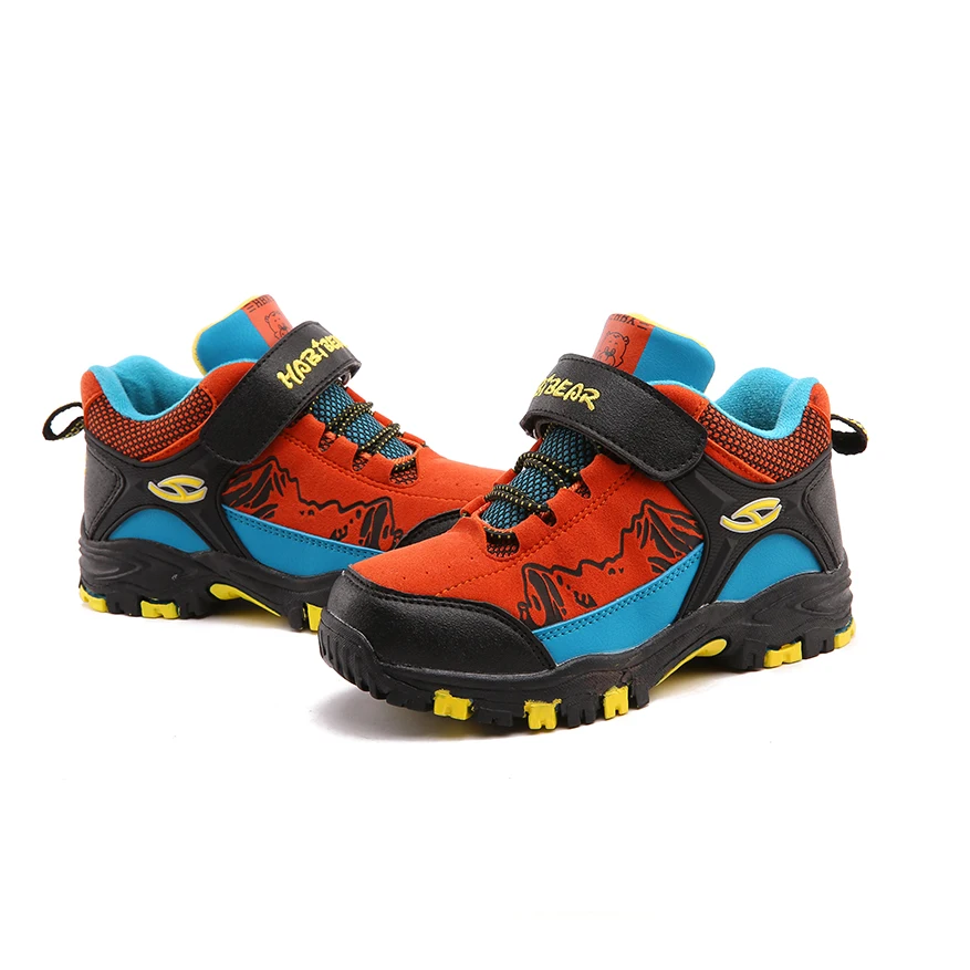 Дети скалолазание обувь пеший Туризм сапоги и ботинки для девочек Hobibear завод