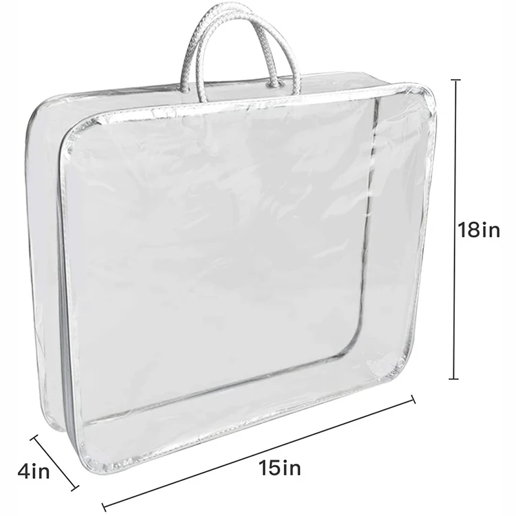 Clear Vinyl Zippered Storage Bags 11 X 11 X Inch 5-Pack For Blankets,  Sweaters And Pants | forum.iktva.sa