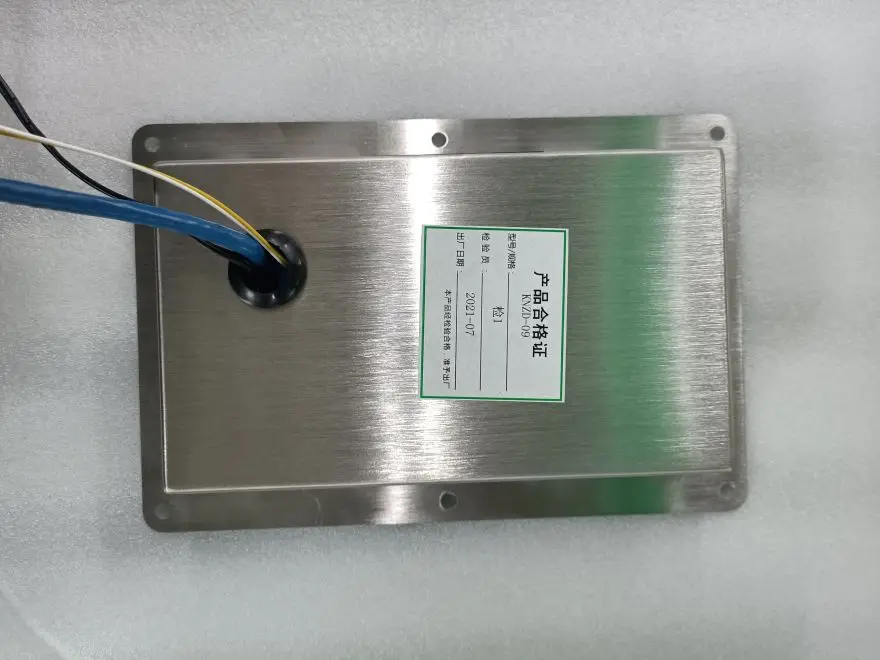 KNTECH SUS 304 IP POE Elevator Intercom Handsfree SOS Industrial Telephone Flush Mount