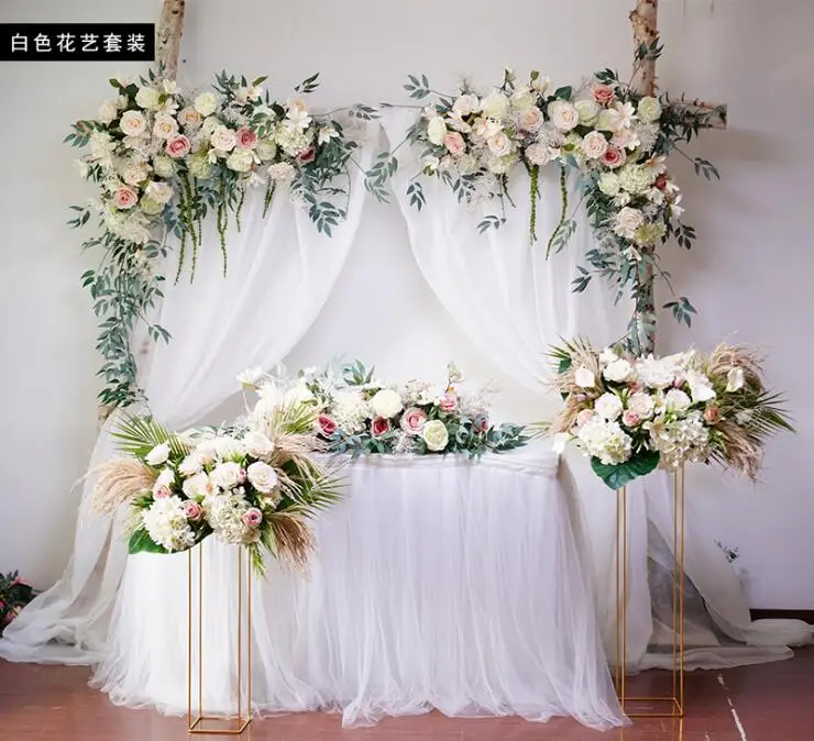 Шелковая Цветочная скатерть, свадебное украшение