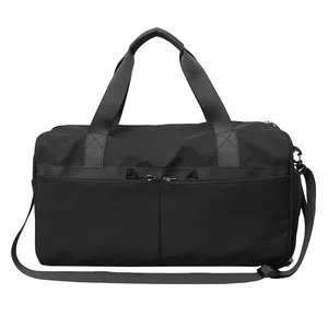 Fashion Large Capacity Nylon Waterproof Travel Duffel Bag Unisex Student Accommodation Hangable Rod Swimming Sports Fitness