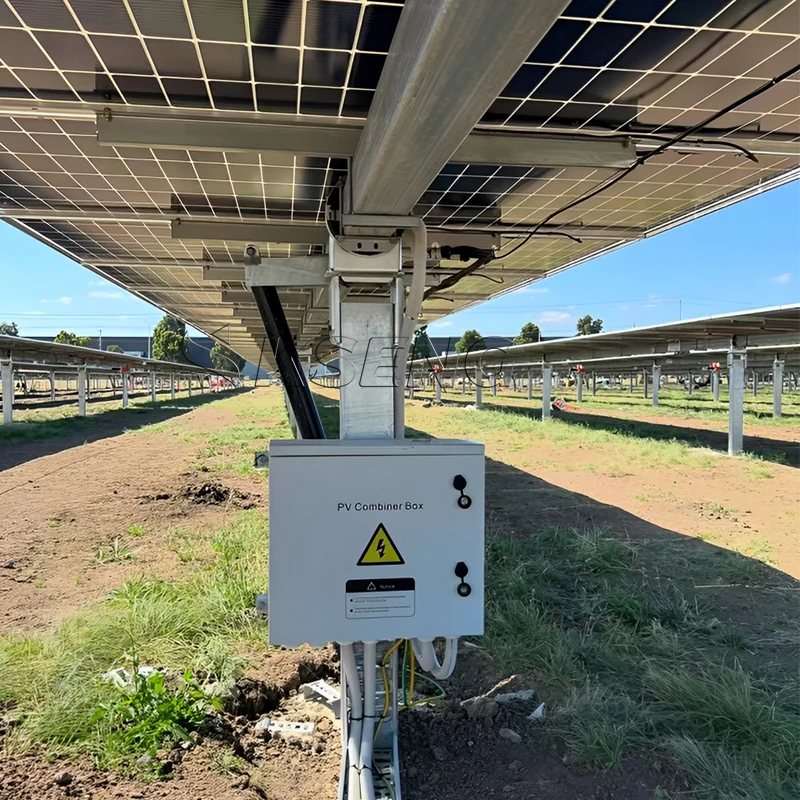 Single Axis Solar Panel Mounting Bracket with Photovoltaic Sun Tracking and Slewing Drive System Rotating Solar Tracking System